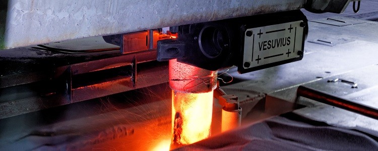 Vesuvius. Hyundai Steel. Dangjin, South Chungcheong Province. Steelmaker Korea
